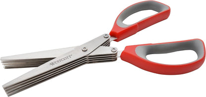 8" All Purpose Shredder Scissor, Red