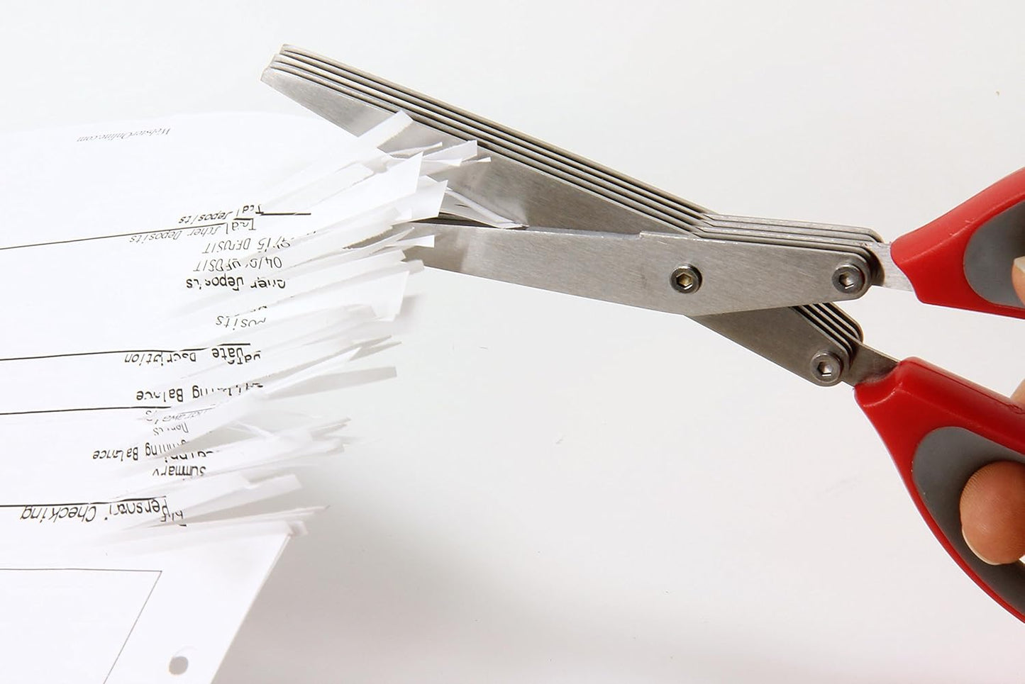 8" All Purpose Shredder Scissor, Red