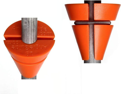 AZ4 Angle Guides Combo, Blue for Sharpening Stones, Orange for Rods