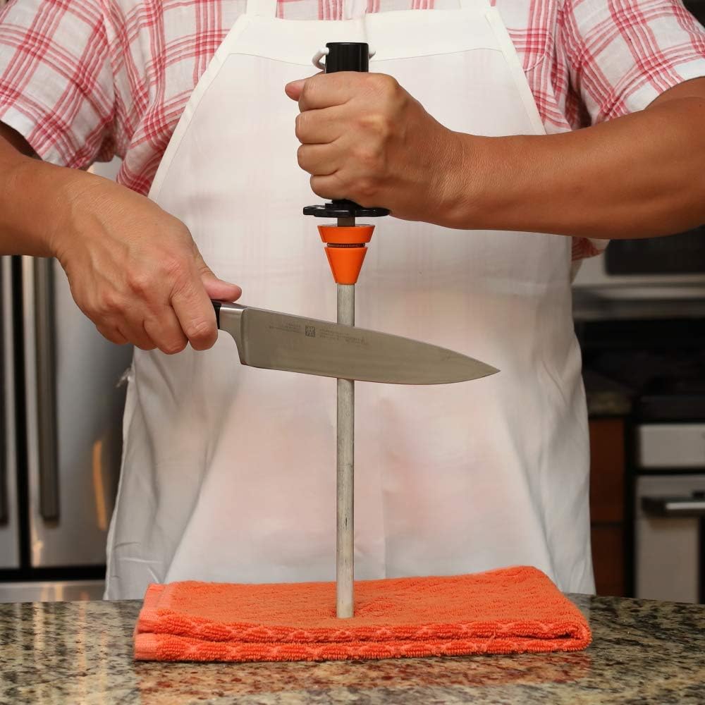 AZ4 Angle Guides Combo, Blue for Sharpening Stones, Orange for Rods