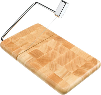 Thick Beechwood Cheese Slicer, 9 ½" x 6" x ⅞"