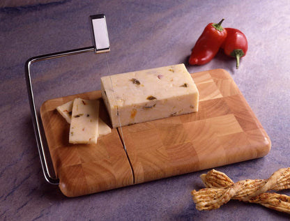 Thick Beechwood Cheese Slicer, 9 ½" x 6" x ⅞"