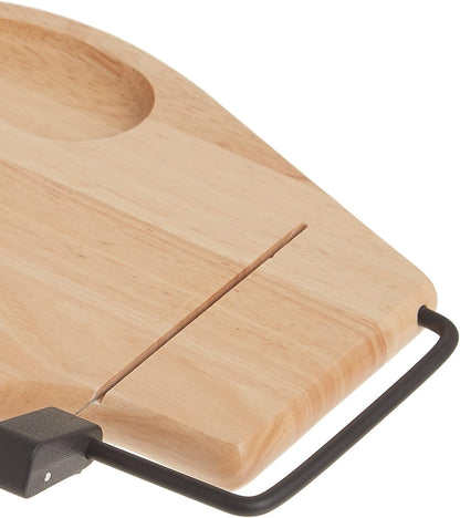 Thick Beechwood Cheese Slicer, 9 ½" x 6" x ⅞"