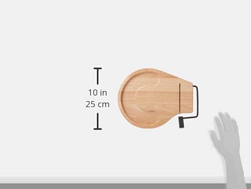 Thick Beechwood Cheese Slicer, 9 ½" x 6" x ⅞"