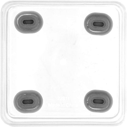 Glad Plastic Drawer Storage Tray – Heavy Duty Organizer Bin for Home, Kitchen, Bath, Bedroom, Office | Non-Slip Feet, 13" x 3.25", Clear