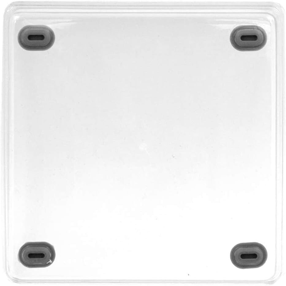 Glad Plastic Drawer Storage Tray – Heavy Duty Organizer Bin for Home, Kitchen, Bath, Bedroom, Office | Non-Slip Feet, 13" x 3.25", Clear
