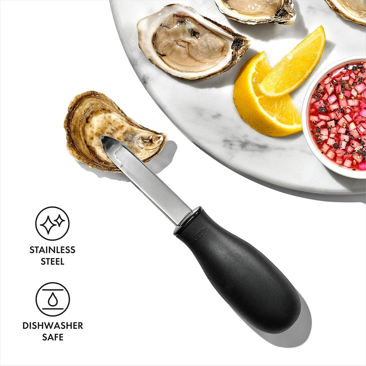 Good Grips Stainless Steel Non-Slip Oyster Knife
