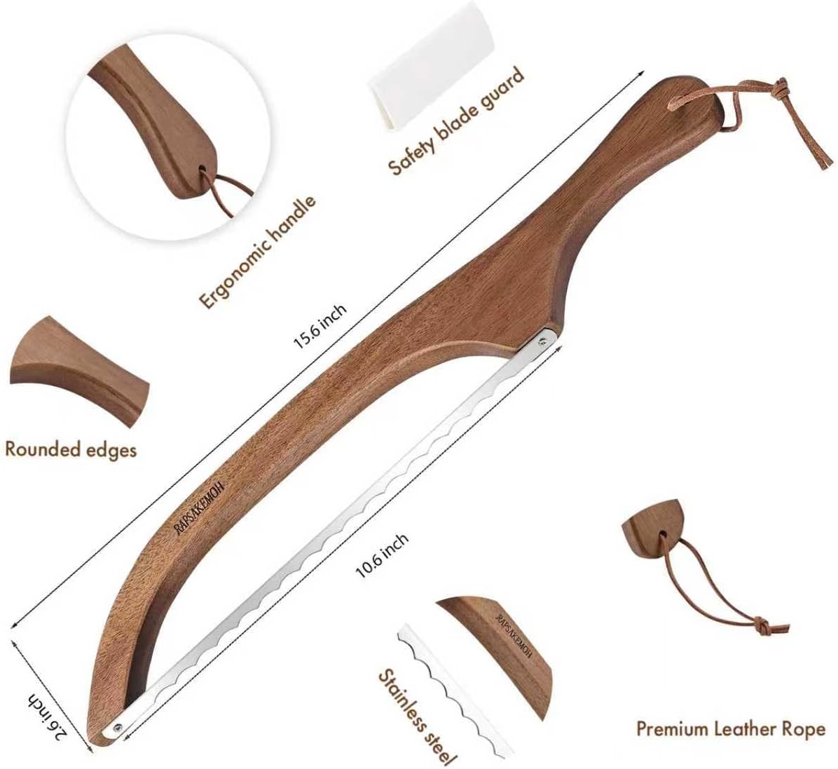 Bread Knife for Homemade Bread,Bread slicer for Homemade Bread