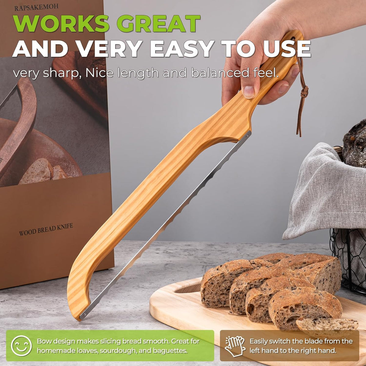 Bread Knife for Homemade Bread,Bread slicer for Homemade Bread