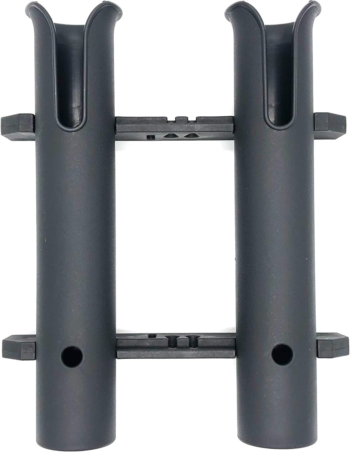 Wall Mounted Fishing Rod Holders Tubes Links Fishing Rod Holder Rack Rests (4-TUBE White- -US)