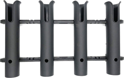 Wall Mounted Fishing Rod Holders Tubes Links Fishing Rod Holder Rack Rests (4-TUBE White- -US)