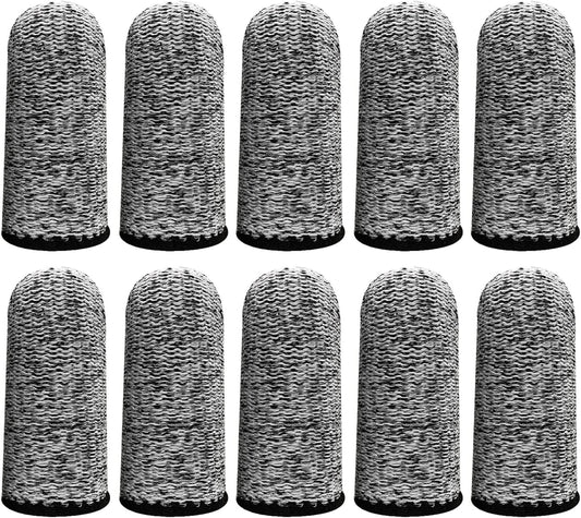 Finger Cots Cut Resistant Protector Breathable Finger Sleeves Thumb Protector Fingertips Protective For Work 10PCS