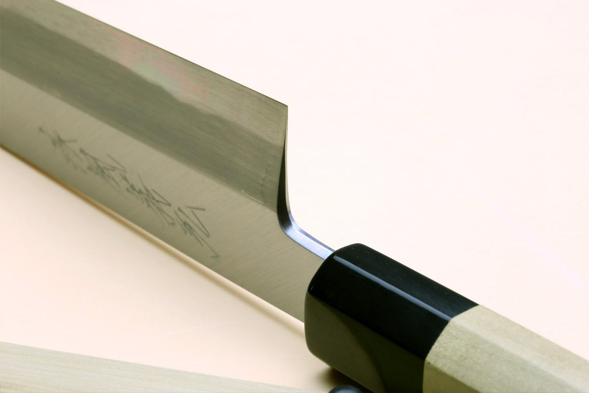Yoshihiro Kasumi Shiroko Kenmuki Japanese Utility Chef’s Knife 7”(180mm)