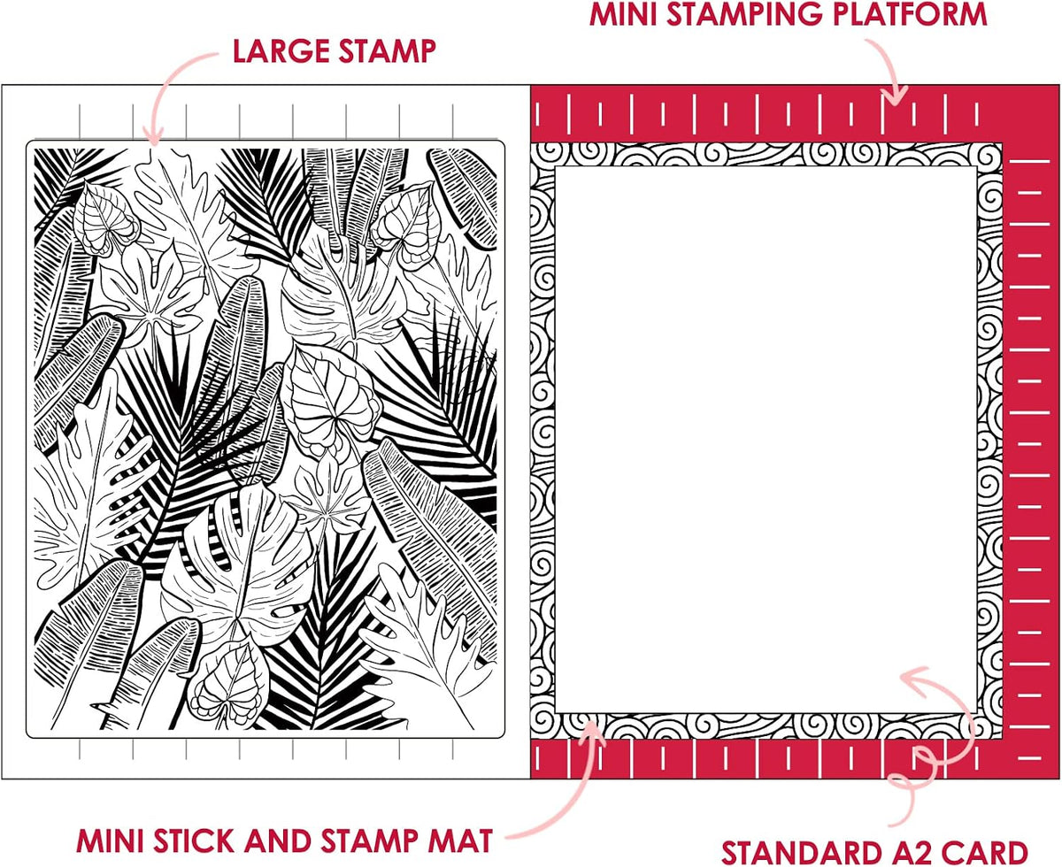 4 PCS Sticky Non-Slip Flexible Gridded Stamp Mats Grid Sheets Low Stick Mat Multi-Use Low Tack Mat,Stick and Stamp Adhesived Sheet Scrapbooking Craft Accessory