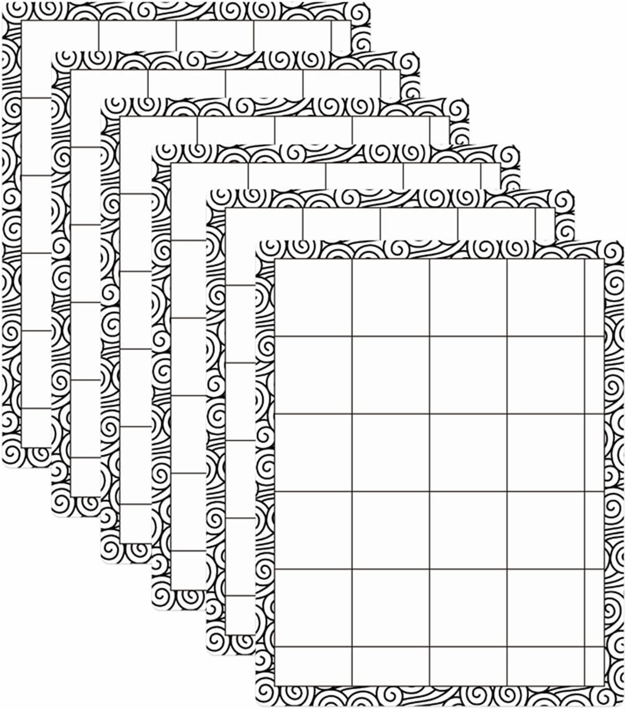 4 PCS Sticky Non-Slip Flexible Gridded Stamp Mats Grid Sheets Low Stick Mat Multi-Use Low Tack Mat,Stick and Stamp Adhesived Sheet Scrapbooking Craft Accessory