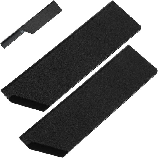 2 Pcs Waterproof Blade Guard Cover 7 Inch Knife Sheath Knives Guard Knife Cover or Sleeves for Home Kitchen Black