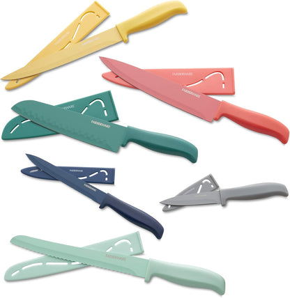 5272030 Resin Cutlery Set, Assorted, Pastel Cool, 12-piece