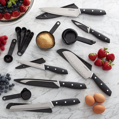 5272030 Resin Cutlery Set, Assorted, Pastel Cool, 12-piece