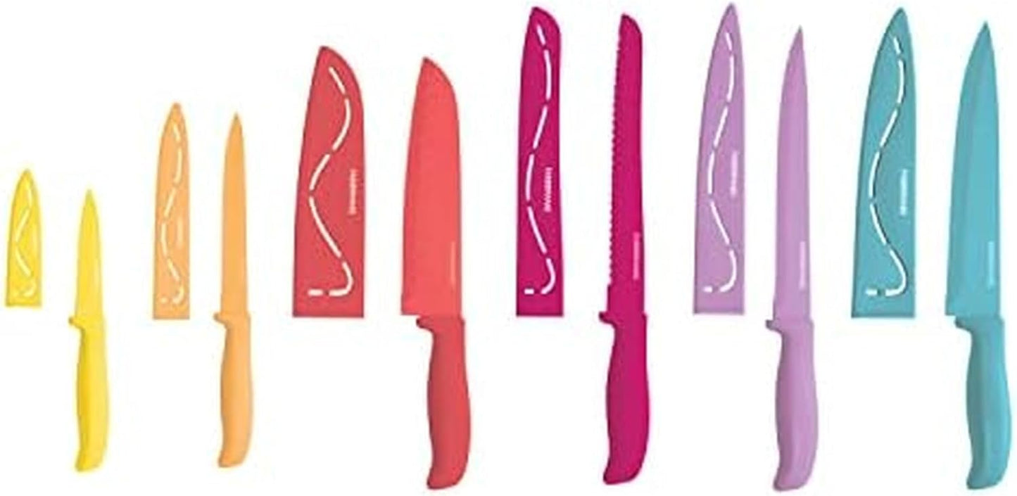 5272030 Resin Cutlery Set, Assorted, Pastel Cool, 12-piece