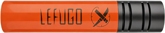 Cordless Electric Knife Sharpener, Portable Rechargeable Electric Knife Sharpener for Home Kitchen, 3-Speed 7000RPM Handheld Tool for Straight Blades (Orange)