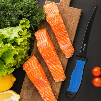 Fish Fillet Knife 7 Inch,Fillet Knife, 7 Inches Professional Flexible Blade