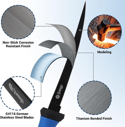 Fish Fillet Knife 7 Inch,Fillet Knife, 7 Inches Professional Flexible Blade
