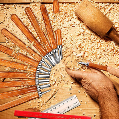 Wood Carving Knife Set, 20 PCS Wood Carving Kit