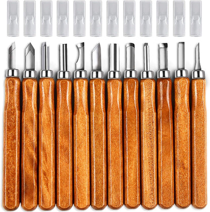 Wood Carving Knife Set, 20 PCS Wood Carving Kit