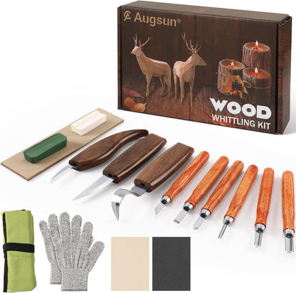 Wood Carving Knife Set, 20 PCS Wood Carving Kit