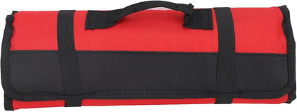 20 Slots Chef Knife Roll Bag, Portable Cutlery Knives Holders Protectors, Canvas Knife Case Holds for Home Kitchen Travel Camping (Red)
