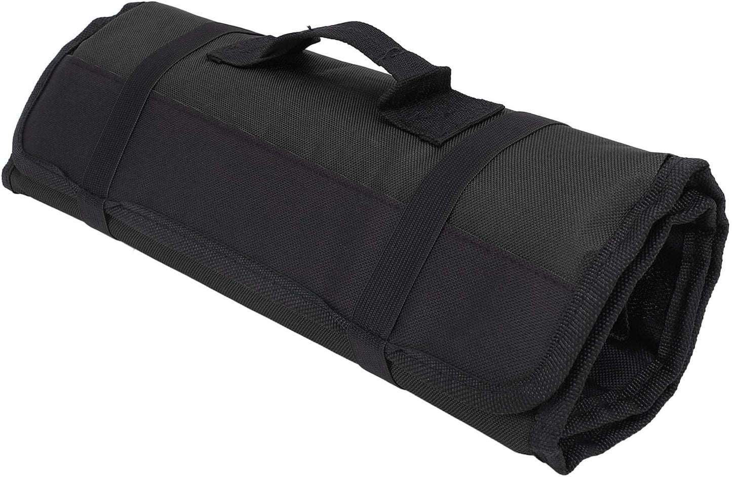 20 Slots Chef Knife Roll Bag, Portable Cutlery Knives Holders Protectors, Canvas Knife Case Holds for Home Kitchen Travel Camping (Red)