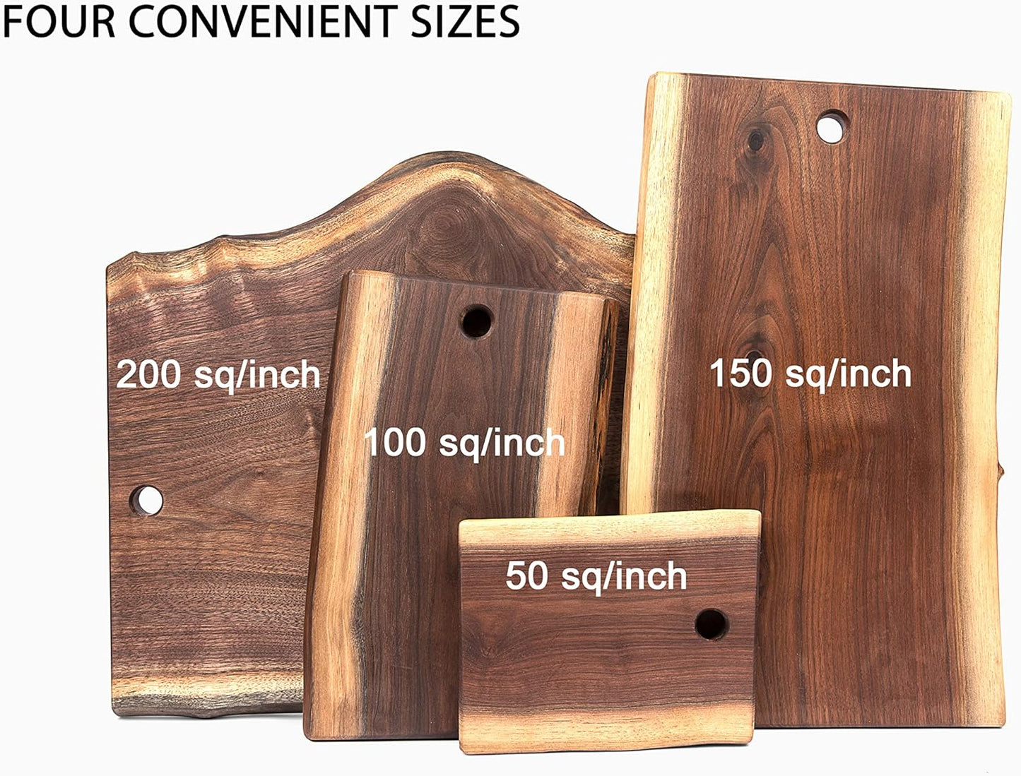 Live Edge Black Walnut Cutting Board – Amish Handmade in USA, One-of-a-Kind Charcuterie & Serving Board, Sustainably Harvested American Hardwood, 8"x12"| ArborDown