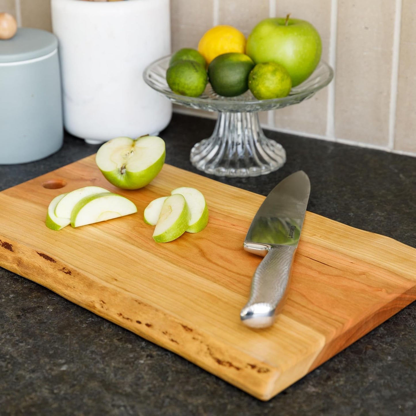Live Edge Black Walnut Cutting Board – Amish Handmade in USA, One-of-a-Kind Charcuterie & Serving Board, Sustainably Harvested American Hardwood, 8"x12"| ArborDown