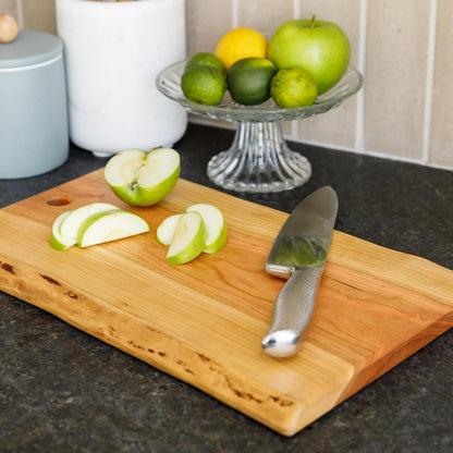 Live Edge Black Walnut Cutting Board – Amish Handmade in USA, One-of-a-Kind Charcuterie & Serving Board, Sustainably Harvested American Hardwood, 8"x12"| ArborDown