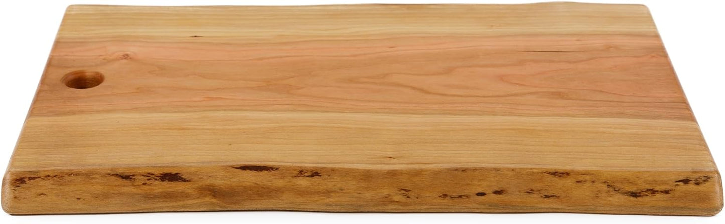 Live Edge Black Walnut Cutting Board – Amish Handmade in USA, One-of-a-Kind Charcuterie & Serving Board, Sustainably Harvested American Hardwood, 8"x12"| ArborDown