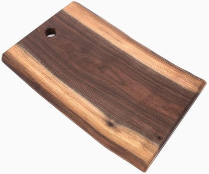 Live Edge Black Walnut Cutting Board – Amish Handmade in USA, One-of-a-Kind Charcuterie & Serving Board, Sustainably Harvested American Hardwood, 8"x12"| ArborDown