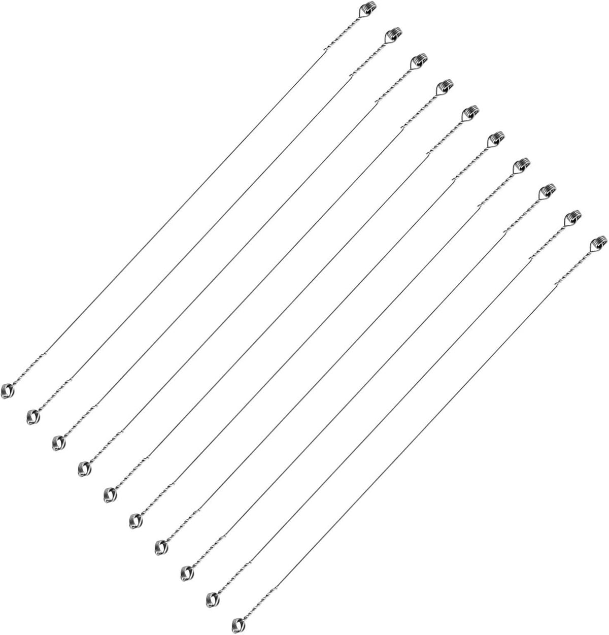 10Pcs Cheese Slicing Wire Stainless Steel Easy to Clean Practical Replacement Cheese Cutter Wire for Slicing Block Cheese, 6 inch