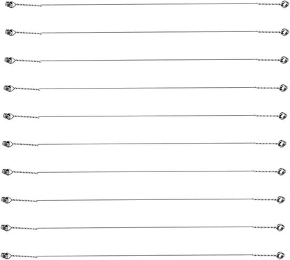 10Pcs Cheese Slicing Wire Stainless Steel Easy to Clean Practical Replacement Cheese Cutter Wire for Slicing Block Cheese, 6 inch