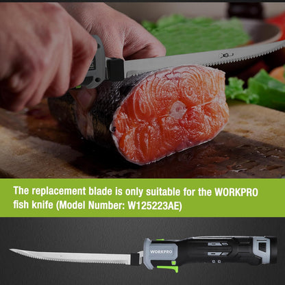 8" Replacement Blades Only 12V Cordless Electric Fillet Knife (W125223AE)