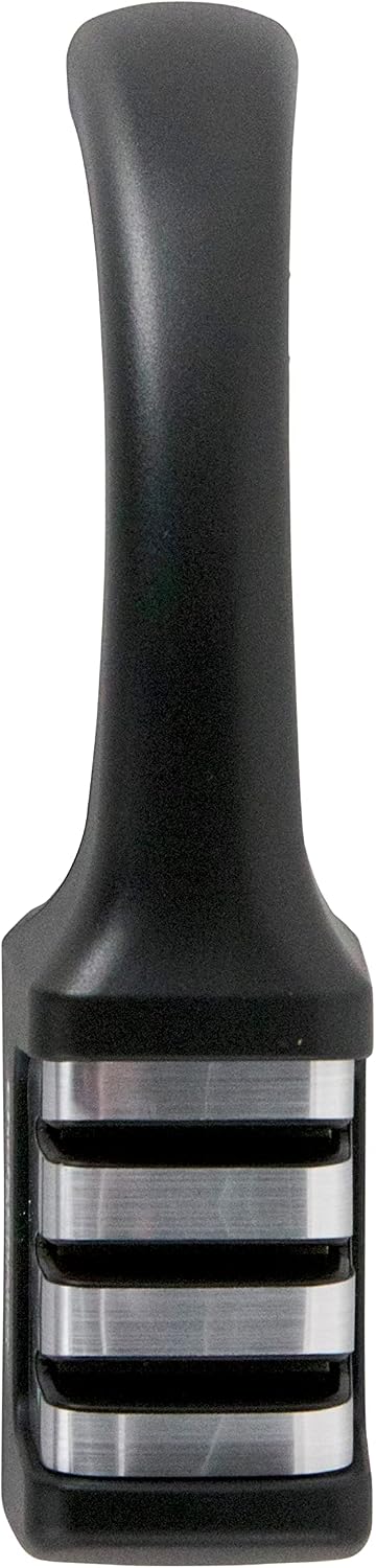 Professional Manual Knife Sharpeners AngleSelect for 15- and 20-Degree Straight-Edge and Serrated Knives with Diamond Abrasives Precise Angle Control & Compact Footprint, 2-Stage, Black