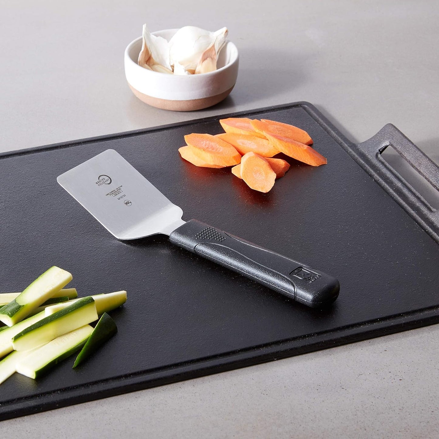 Millennia Wavy Edge Spreader, 3.5 Inch Blade, Black Handle