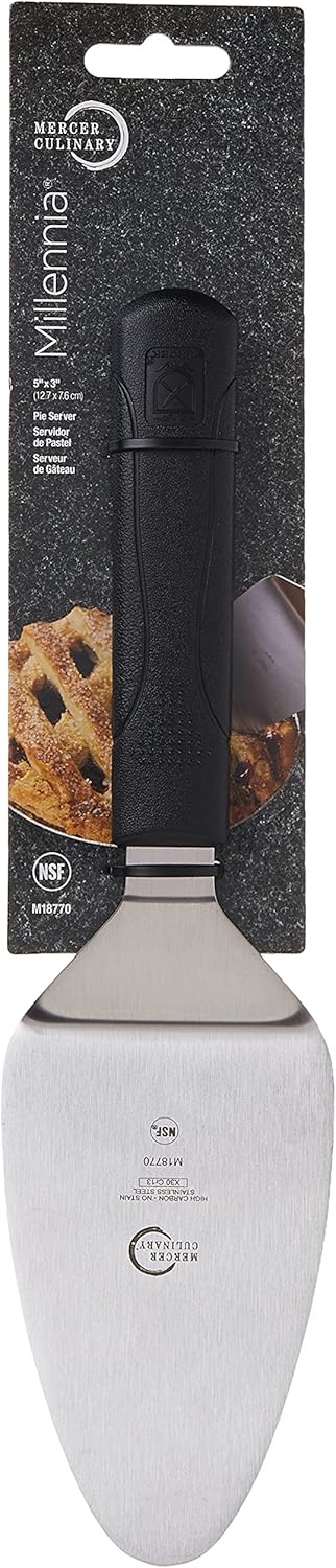 Millennia Wavy Edge Spreader, 3.5 Inch Blade, Black Handle