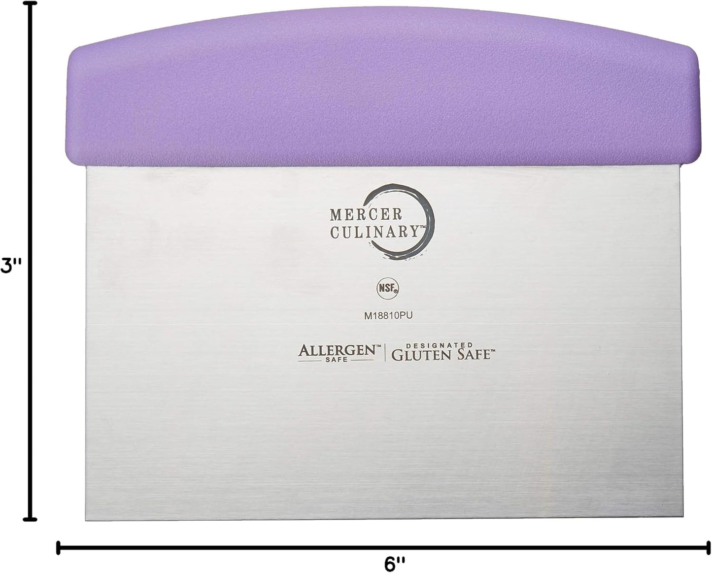 Millennia Wavy Edge Spreader, 3.5 Inch Blade, Black Handle