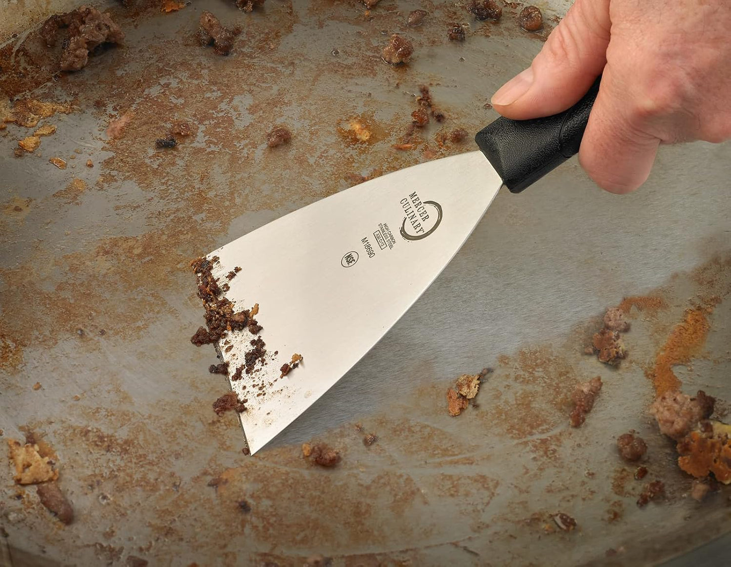 Millennia Wavy Edge Spreader, 3.5 Inch Blade, Black Handle