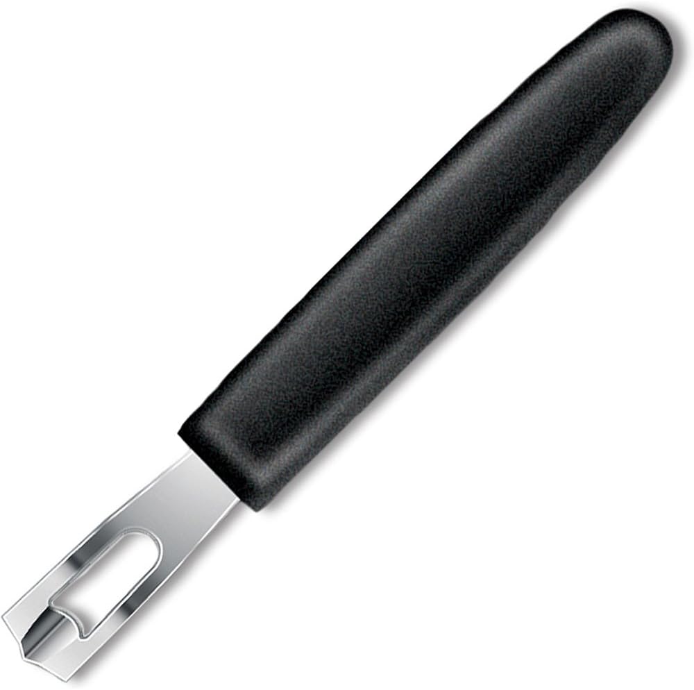 Channel Knife, Black Polypropylene Handle