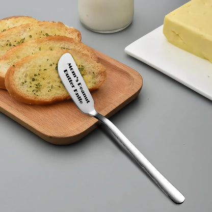 Peanut Butter Knife, Personalized Engraved Cheese Knives, Novelty Gifts for Sandwich Bread Toast Lover