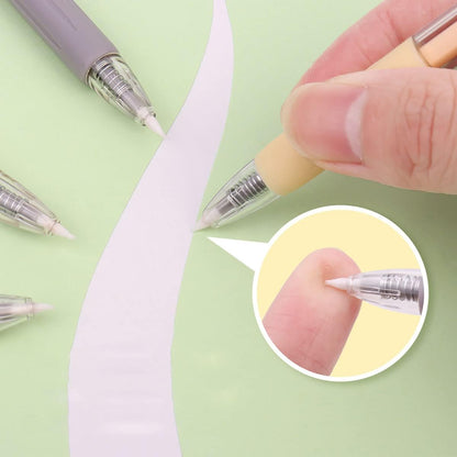 Craft Exact Knife Craft Cutting Tool Paper Cutter Knife Pen Retractable Hobby Knife Blade Art Utility Precision Paper Cutting Carving Tool w/Pocket Clip for DIY Drawing Scrapbooking Tools