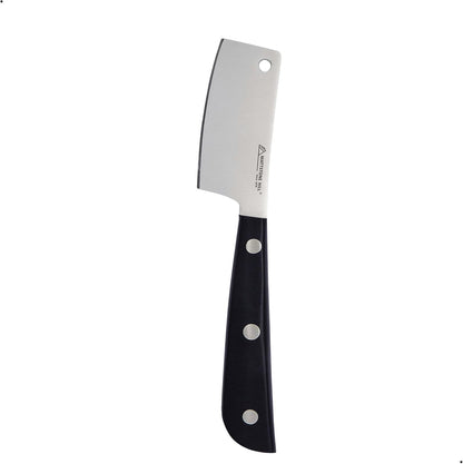 Cheese Knife, MATTSTONE HILL Cheese Knives Set - Soft & Semi Hard Cheese Knife, Soft Cheese Slicer, Cheese Cleaver, Hard Cheese Cutter, Premium Stainless Steel, Wood Handle