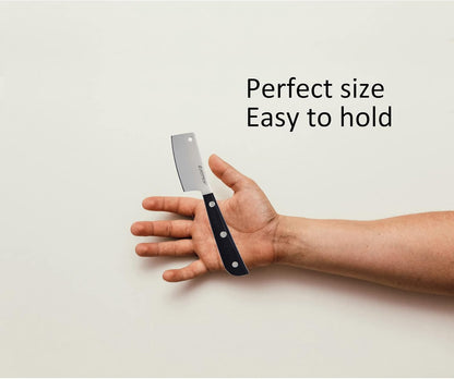Cheese Knife, MATTSTONE HILL Cheese Knives Set - Soft & Semi Hard Cheese Knife, Soft Cheese Slicer, Cheese Cleaver, Hard Cheese Cutter, Premium Stainless Steel, Wood Handle