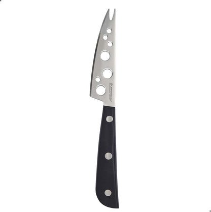 Cheese Knife, MATTSTONE HILL Cheese Knives Set - Soft & Semi Hard Cheese Knife, Soft Cheese Slicer, Cheese Cleaver, Hard Cheese Cutter, Premium Stainless Steel, Wood Handle